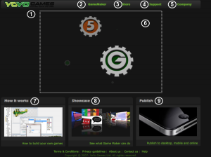 YoYoGames.com Homepage Mockup