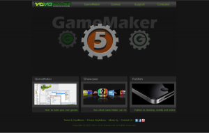 New YoYo Games Homepage 4th July 2011