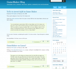 Game Maker Blog 2008