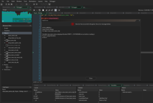 New GMS 2 Debugger Window